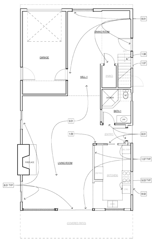 1st Floor and Kitchen Remodel, Granbury, TX 76049 - FormerPlan
